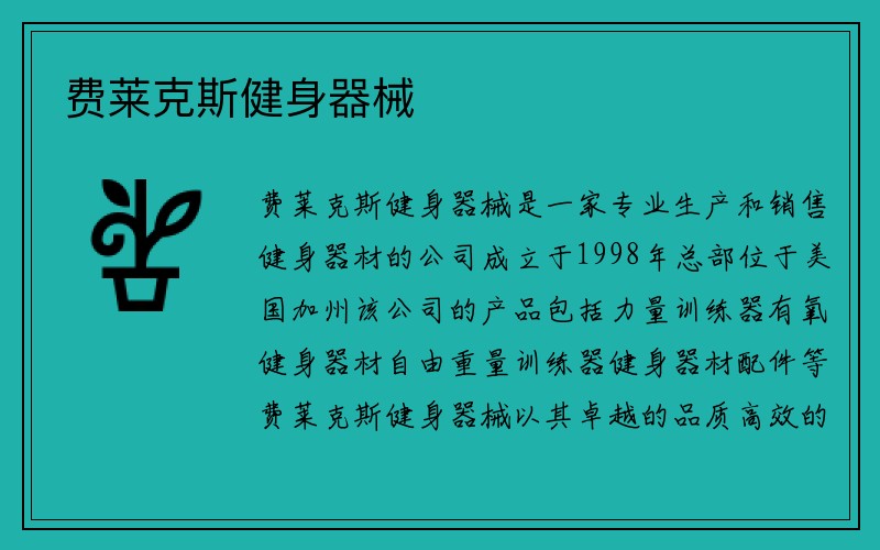 费莱克斯健身器械